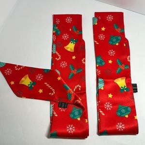 Two Christmas Thin Scarves / Hair Bands / Scarves- #876